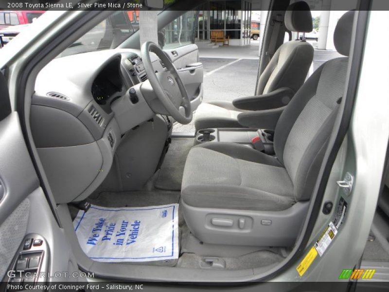 Silver Pine Mica / Stone 2008 Toyota Sienna LE