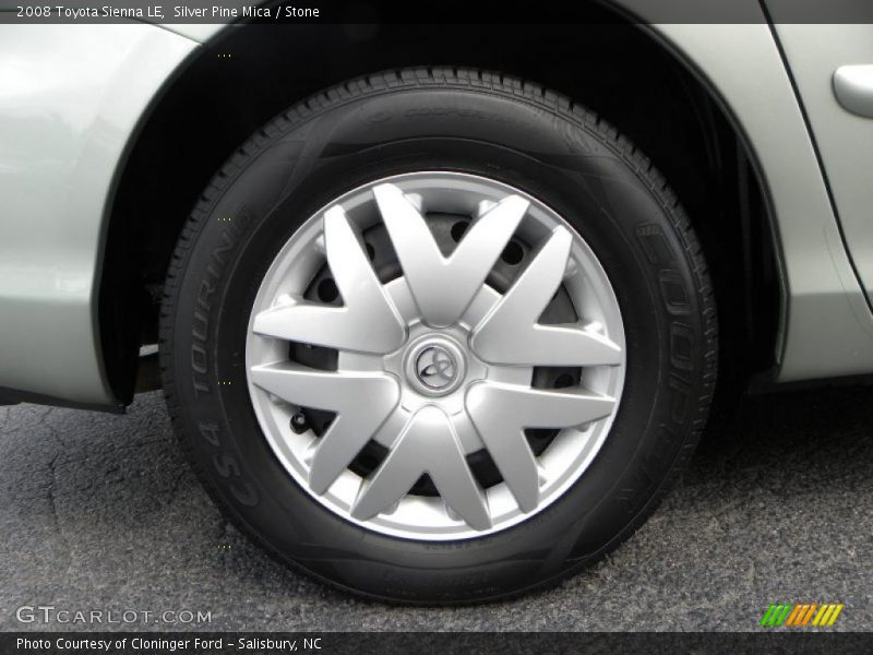 Silver Pine Mica / Stone 2008 Toyota Sienna LE