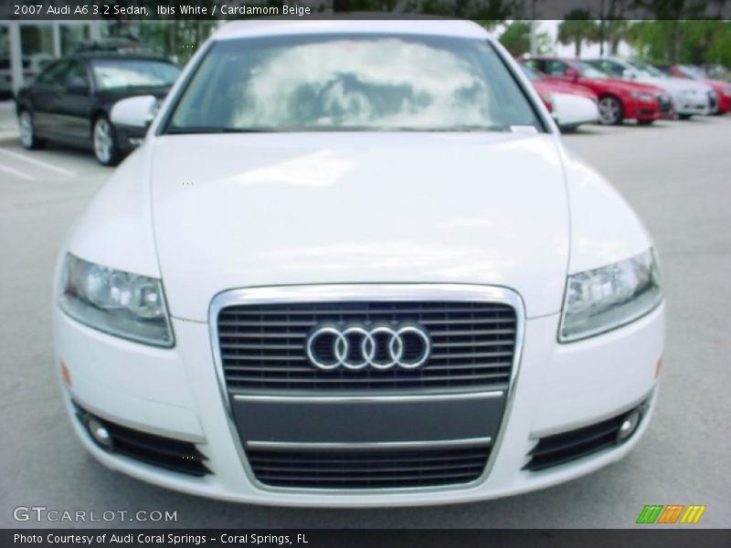 Ibis White / Cardamom Beige 2007 Audi A6 3.2 Sedan