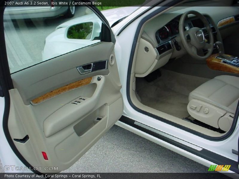Ibis White / Cardamom Beige 2007 Audi A6 3.2 Sedan