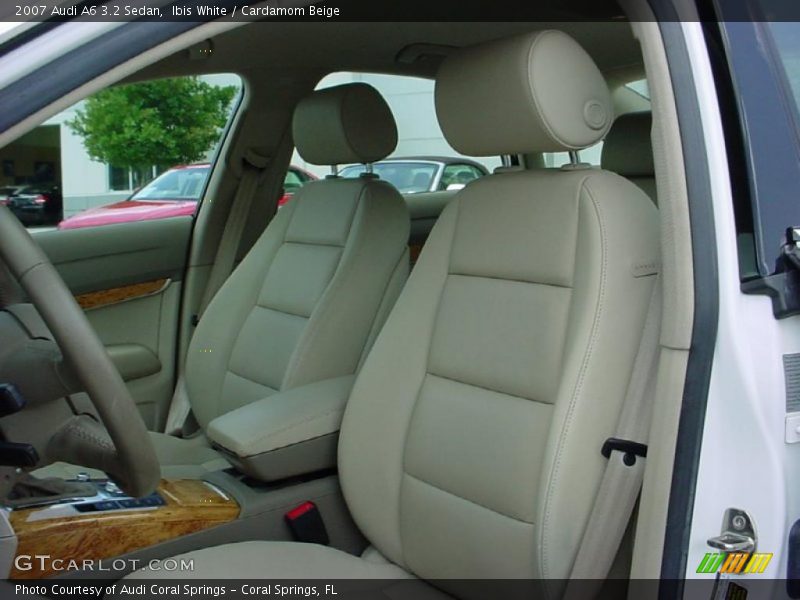 Ibis White / Cardamom Beige 2007 Audi A6 3.2 Sedan