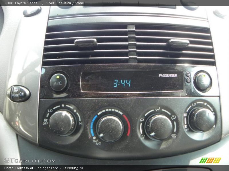 Silver Pine Mica / Stone 2008 Toyota Sienna LE