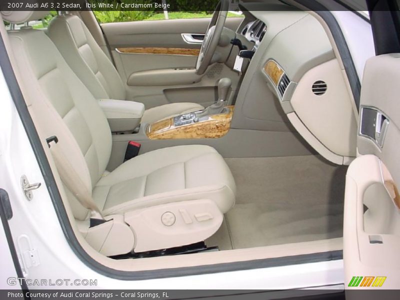 Ibis White / Cardamom Beige 2007 Audi A6 3.2 Sedan