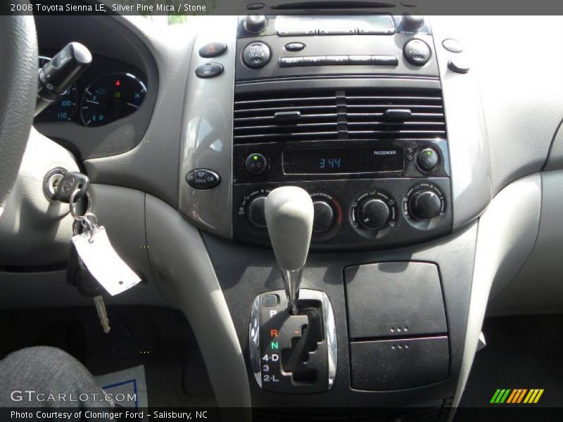 Silver Pine Mica / Stone 2008 Toyota Sienna LE
