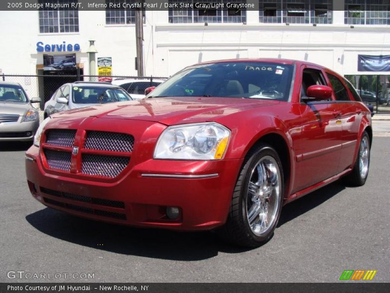 Inferno Red Crystal Pearl / Dark Slate Gray/Light Graystone 2005 Dodge Magnum R/T