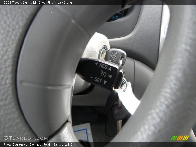 Silver Pine Mica / Stone 2008 Toyota Sienna LE