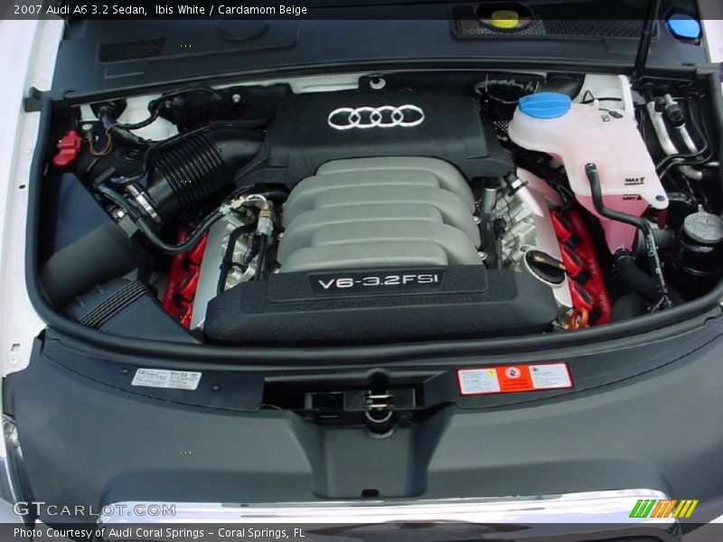 Ibis White / Cardamom Beige 2007 Audi A6 3.2 Sedan