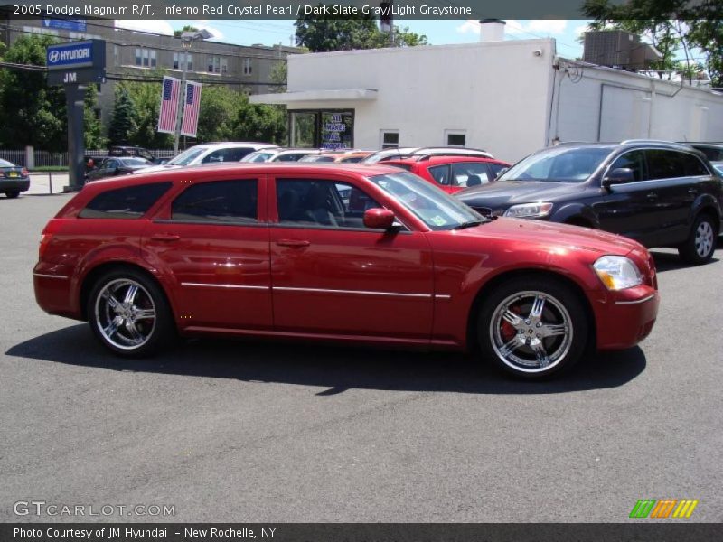 Inferno Red Crystal Pearl / Dark Slate Gray/Light Graystone 2005 Dodge Magnum R/T