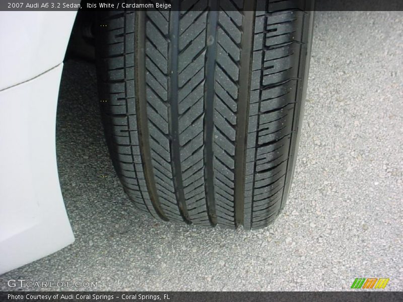 Ibis White / Cardamom Beige 2007 Audi A6 3.2 Sedan