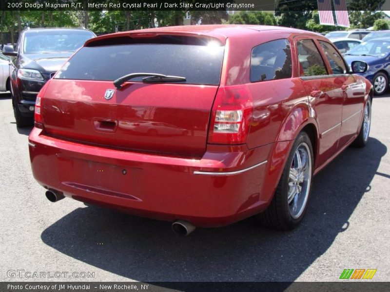 Inferno Red Crystal Pearl / Dark Slate Gray/Light Graystone 2005 Dodge Magnum R/T