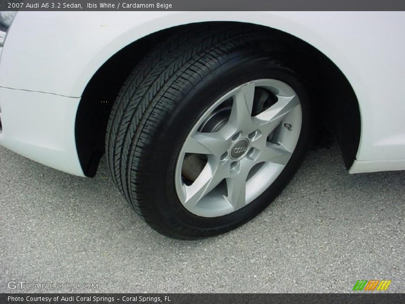 Ibis White / Cardamom Beige 2007 Audi A6 3.2 Sedan