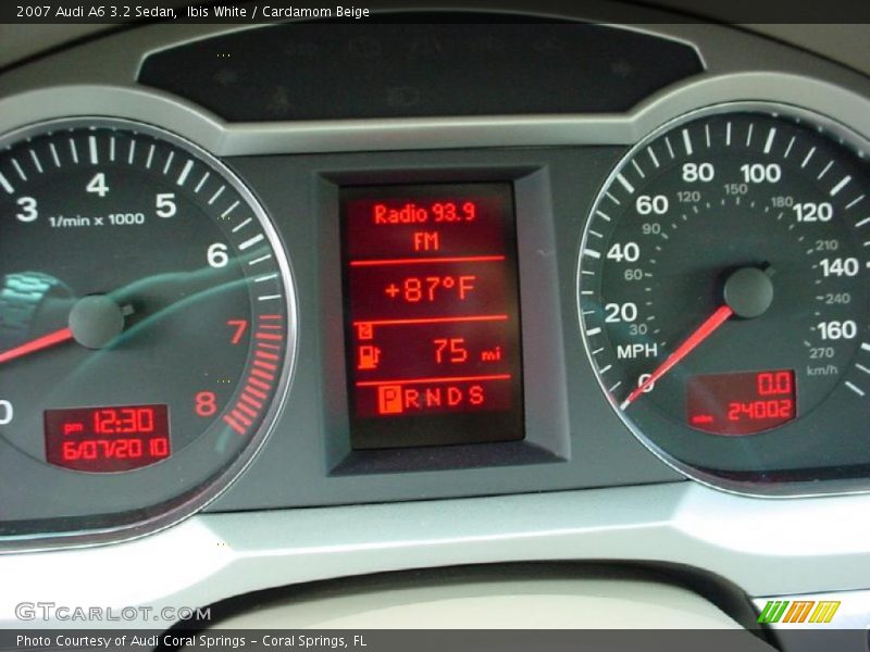 Ibis White / Cardamom Beige 2007 Audi A6 3.2 Sedan