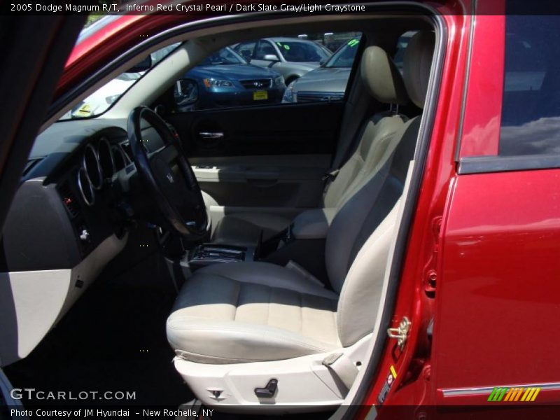 Inferno Red Crystal Pearl / Dark Slate Gray/Light Graystone 2005 Dodge Magnum R/T
