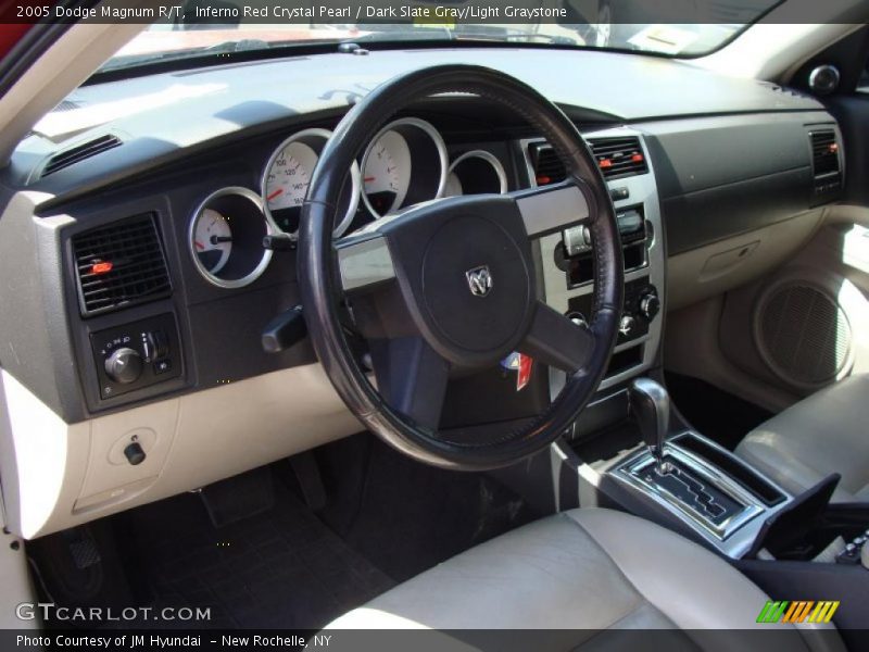 Inferno Red Crystal Pearl / Dark Slate Gray/Light Graystone 2005 Dodge Magnum R/T