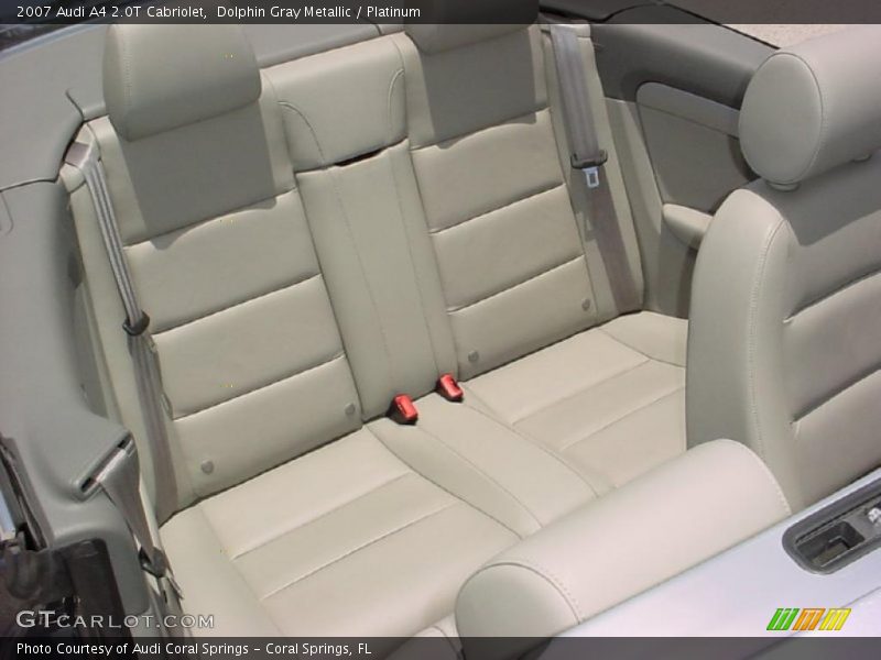 Dolphin Gray Metallic / Platinum 2007 Audi A4 2.0T Cabriolet