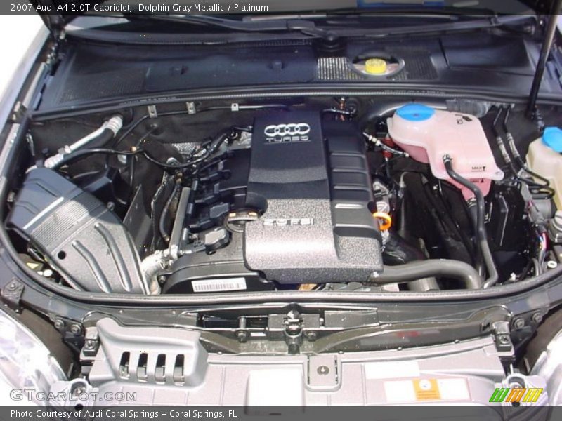 Dolphin Gray Metallic / Platinum 2007 Audi A4 2.0T Cabriolet