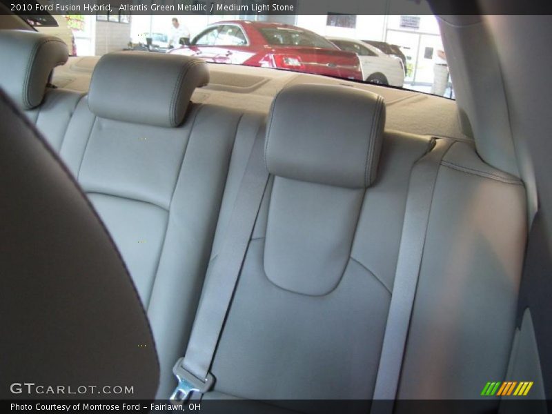 Atlantis Green Metallic / Medium Light Stone 2010 Ford Fusion Hybrid