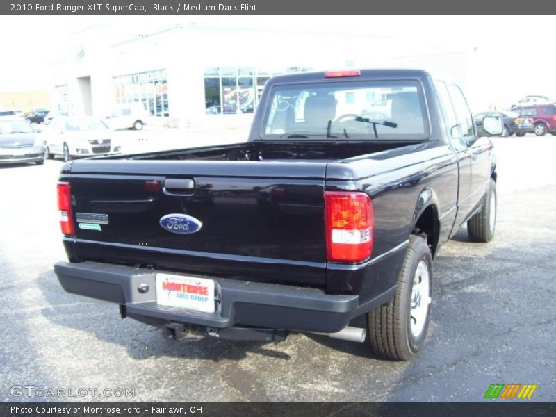 Black / Medium Dark Flint 2010 Ford Ranger XLT SuperCab