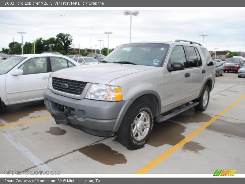 Silver Frost Metallic / Graphite 2002 Ford Explorer XLS