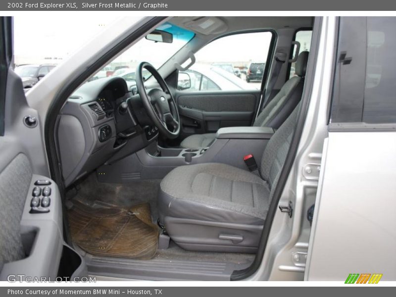 Silver Frost Metallic / Graphite 2002 Ford Explorer XLS