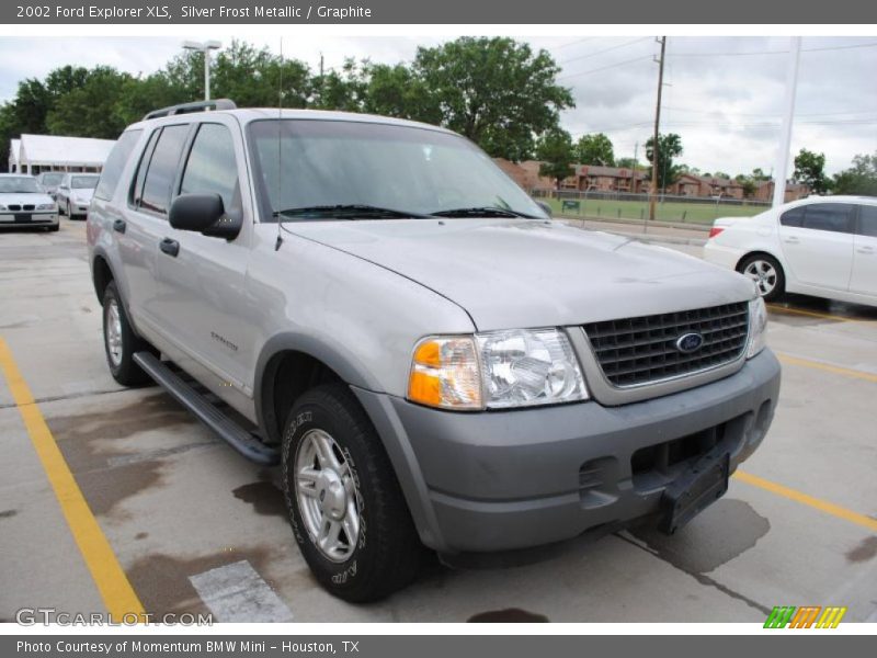 Silver Frost Metallic / Graphite 2002 Ford Explorer XLS