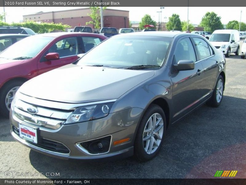 Sterling Grey Metallic / Charcoal Black 2010 Ford Fusion SEL V6