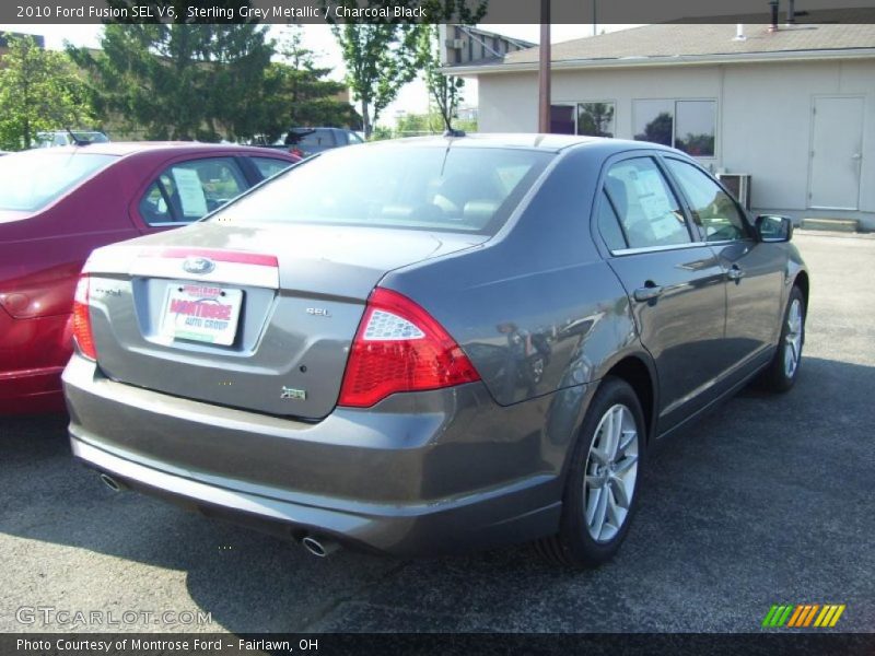 Sterling Grey Metallic / Charcoal Black 2010 Ford Fusion SEL V6