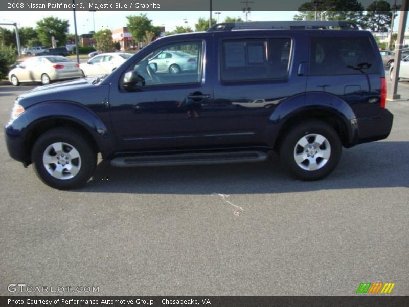 Majestic Blue / Graphite 2008 Nissan Pathfinder S