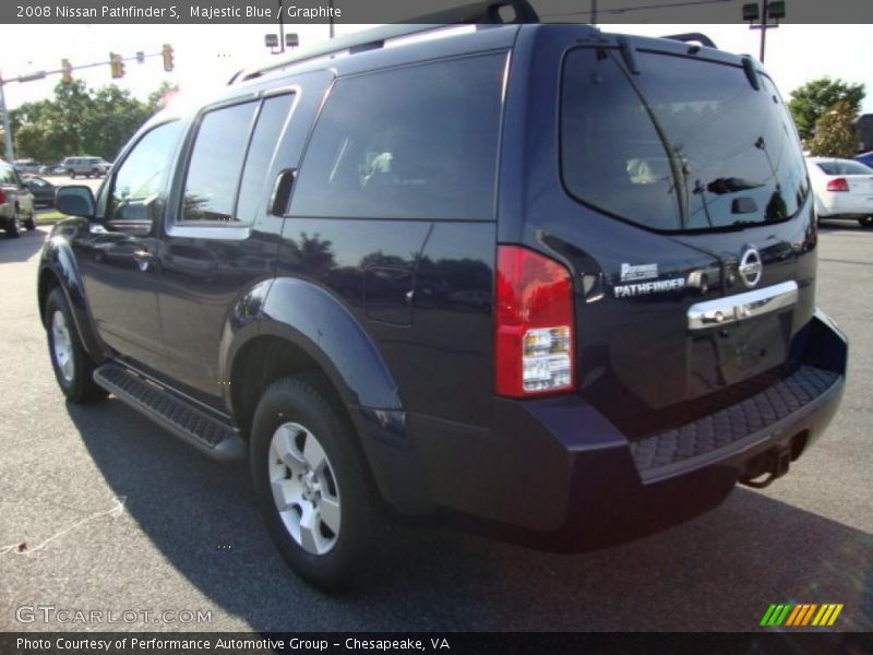 Majestic Blue / Graphite 2008 Nissan Pathfinder S