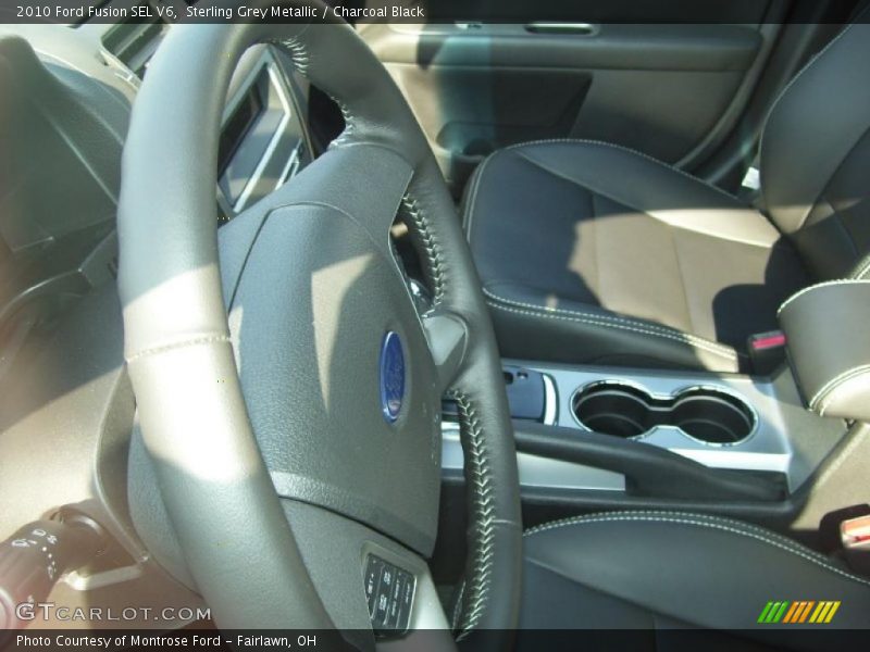 Sterling Grey Metallic / Charcoal Black 2010 Ford Fusion SEL V6