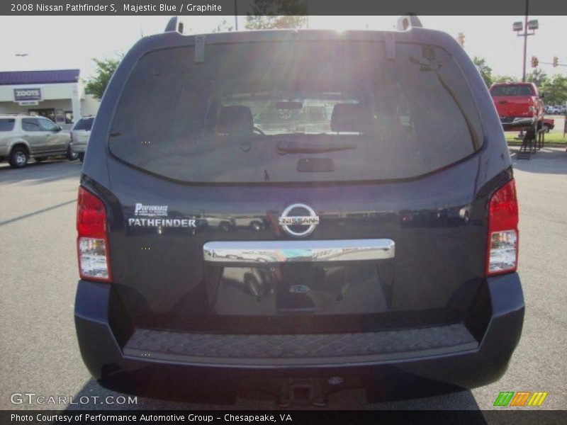 Majestic Blue / Graphite 2008 Nissan Pathfinder S