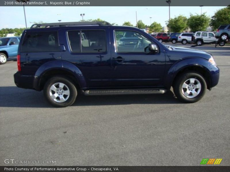 Majestic Blue / Graphite 2008 Nissan Pathfinder S
