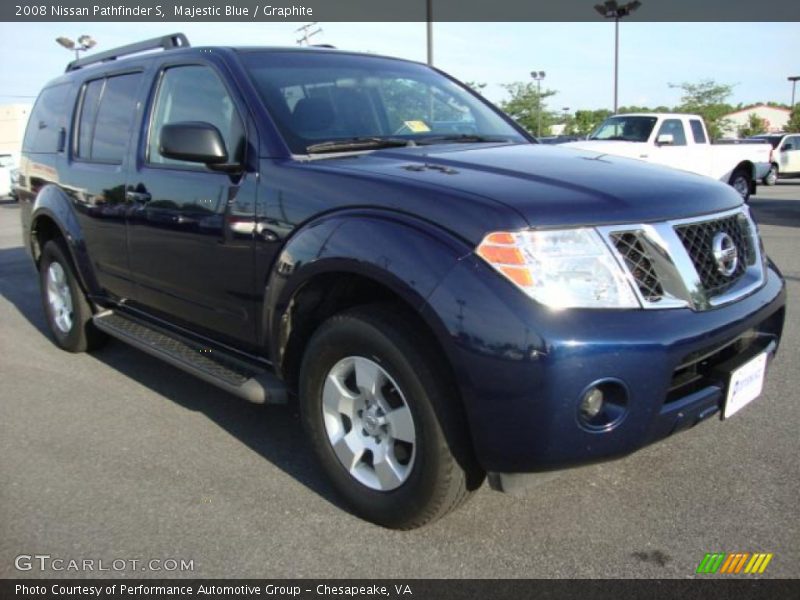 Majestic Blue / Graphite 2008 Nissan Pathfinder S