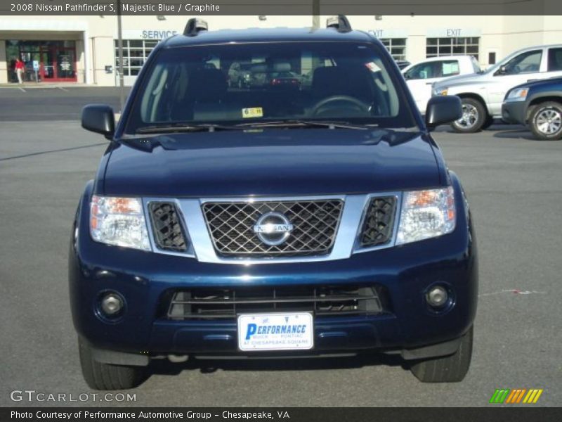 Majestic Blue / Graphite 2008 Nissan Pathfinder S