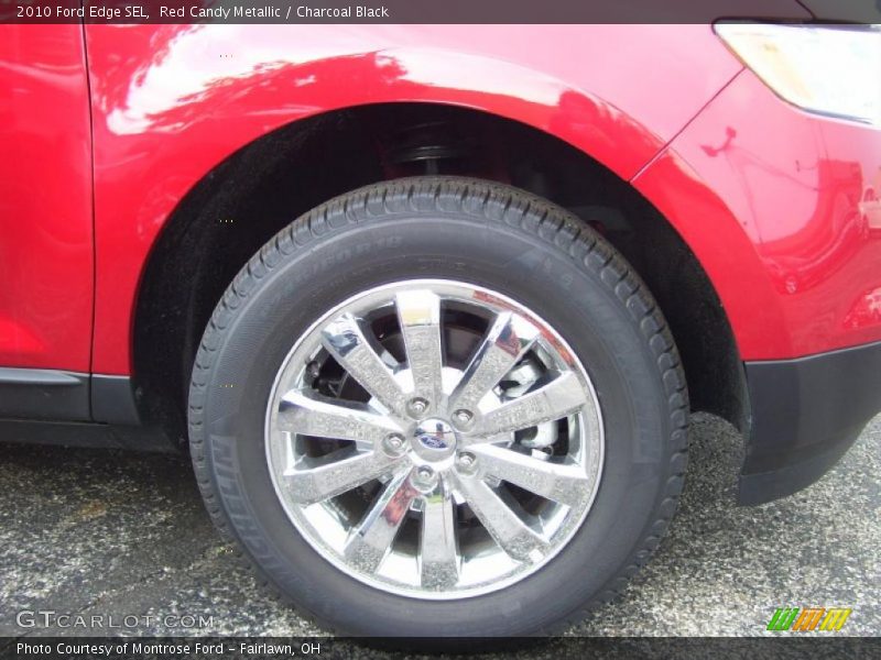 Red Candy Metallic / Charcoal Black 2010 Ford Edge SEL