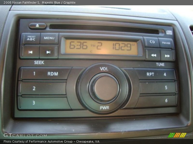 Majestic Blue / Graphite 2008 Nissan Pathfinder S