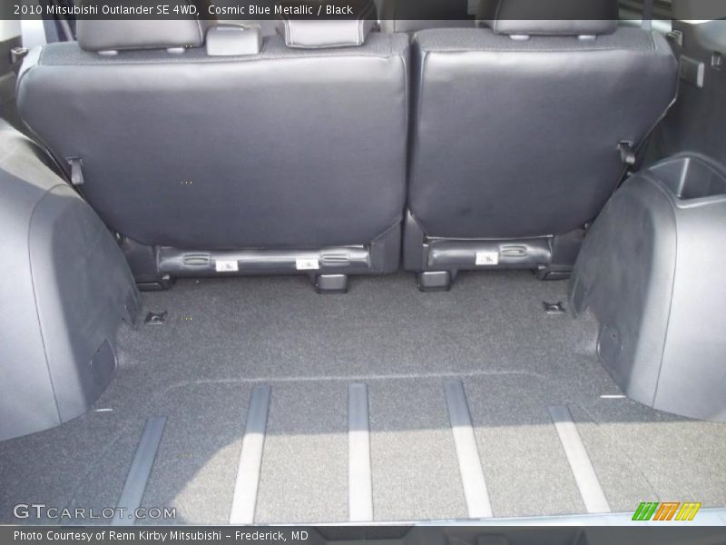 Cosmic Blue Metallic / Black 2010 Mitsubishi Outlander SE 4WD