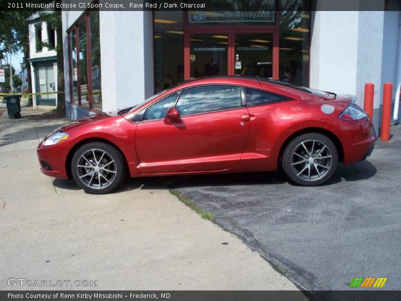 Rave Red / Dark Charcoal 2011 Mitsubishi Eclipse GS Sport Coupe