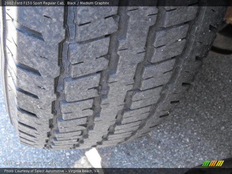 Black / Medium Graphite 2002 Ford F150 Sport Regular Cab
