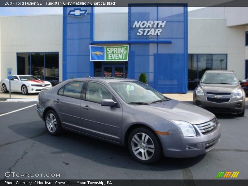 Tungsten Grey Metallic / Charcoal Black 2007 Ford Fusion SE