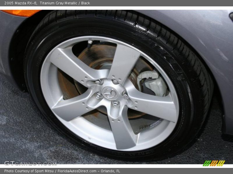 Titanium Gray Metallic / Black 2005 Mazda RX-8