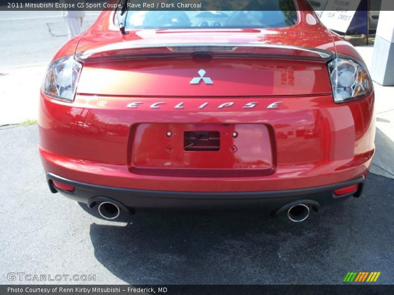 Rave Red / Dark Charcoal 2011 Mitsubishi Eclipse GS Sport Coupe