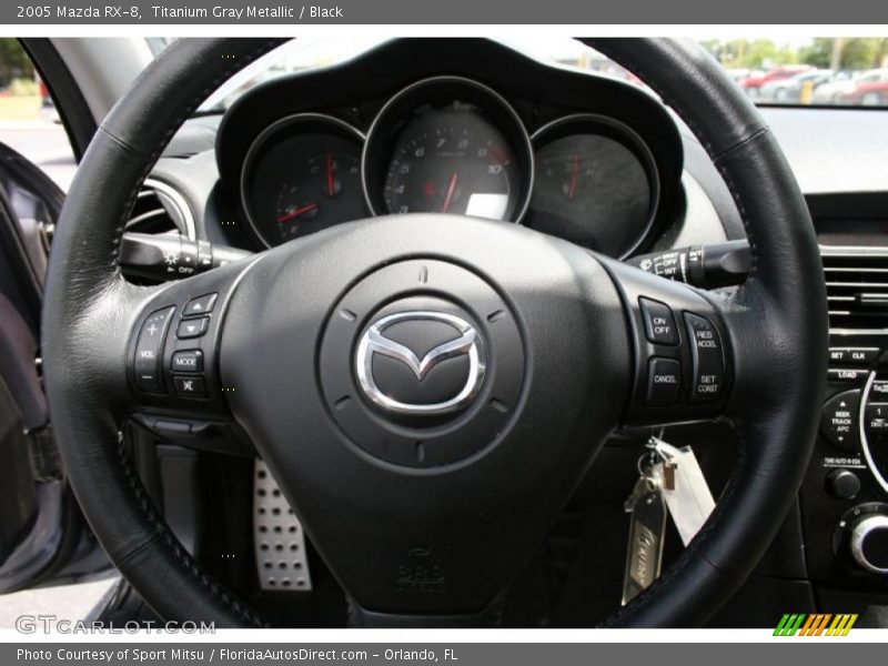 Titanium Gray Metallic / Black 2005 Mazda RX-8