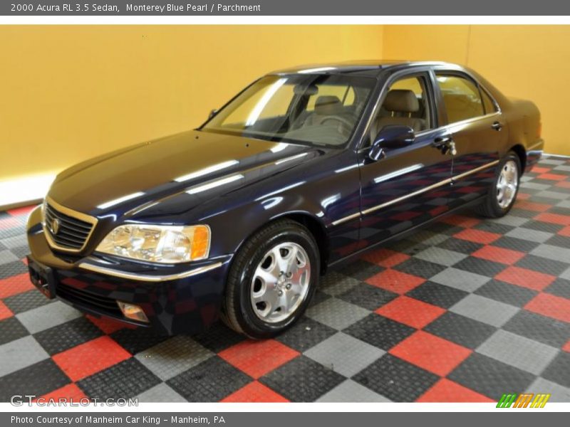 Monterey Blue Pearl / Parchment 2000 Acura RL 3.5 Sedan