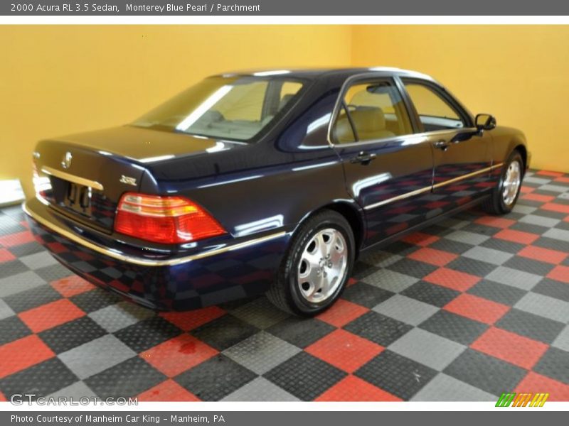 Monterey Blue Pearl / Parchment 2000 Acura RL 3.5 Sedan