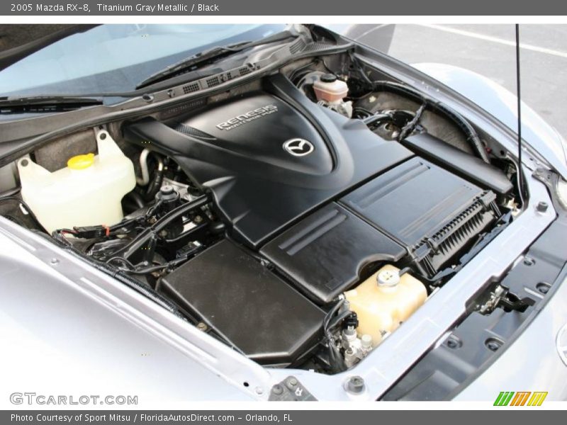 Titanium Gray Metallic / Black 2005 Mazda RX-8