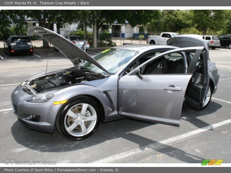 Titanium Gray Metallic / Black 2005 Mazda RX-8