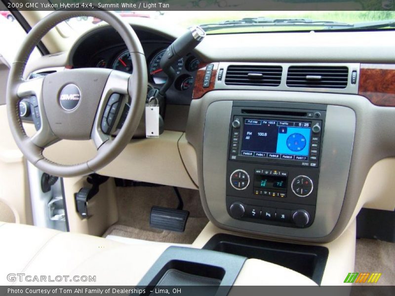 Summit White / Light Tan 2009 GMC Yukon Hybrid 4x4