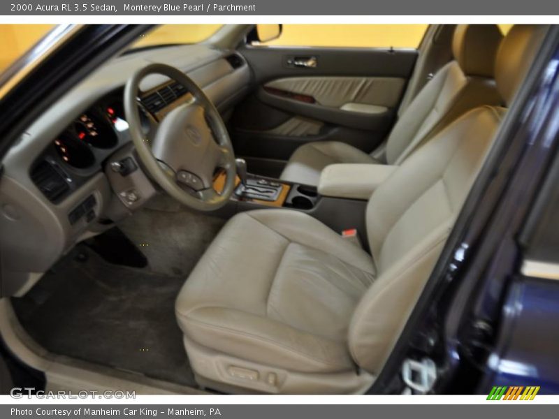 Monterey Blue Pearl / Parchment 2000 Acura RL 3.5 Sedan