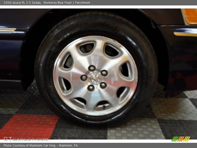 Monterey Blue Pearl / Parchment 2000 Acura RL 3.5 Sedan